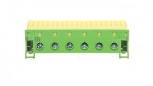 Blok samozacisków 63A QC zielony 26 przyłączy 33x105x105mm KN26E