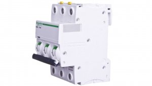 Wyłącznik nadprądowy 3P D 50A 6kA AC iC60N-D50-3 Acti9 A9F05350
