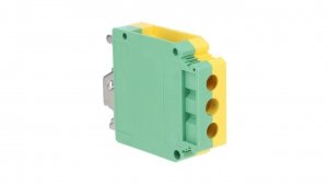 Złączka szynowa 1-torowa ZJU2-35PE 35mm2 żółto-zielona R34RR-07020000705
