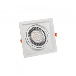 MDD MAXI UNO GU10 X 1 AR111  250V IP20 186x186x43mm BIAŁY