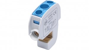 Zacisk izolowany szynowy SBB 16 (86105) SIMBLOCK niebieski 81550003