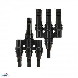 ZŁĄCZE SOLARNE TYPU MC4 1000V POTRÓJNE RÓWNOLEGŁE PARA