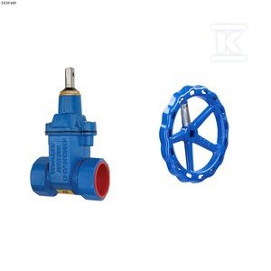 Zasuwa gwintowana ZG2 DN50, PN16, GJS + kółko ręczne ZESTAW DLW489