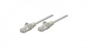 Patch Cord Cat6 UTP 0,5M Szary 100 Miedź 340427