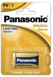 Bateria 6LR61 PANASONIC 9V Alcaline (blister 1 szt.) 
