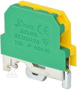 Złączka gwintowana ochronna żółto-zielona ZUO-4/35 A11-5C3Z