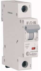 EATON WYŁĄCZNIK NADPRĄDOWY B 20A 1P 1M 6KA HN-B20/1