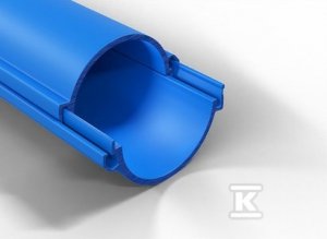 Rura dzielona w odcinkach średnica 110mm QRD 110 NIEBIESKA /3m/