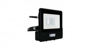 Projektor LED z czujnikiem ruchu 10W 735lm 6500K Dioda SAMSUNG IP65 Kabel 1m Czarny 5 Lat Gwarancji 20282