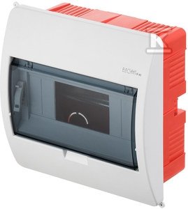 Rozdzielnica podtynkowa ELEGANT typ: EP 1/8 IP40 zaciski N+PE 2412-01