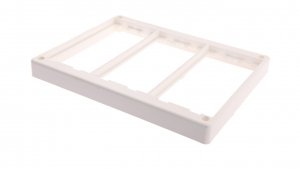 Simon Connect Ramka potrójna 6xK45 uniwersalna czysta biel SM302/9