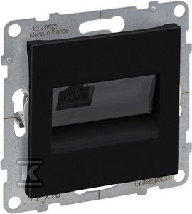 Gniazdo RJ45/kat 5E UTP, CZARNY SUNO 721450