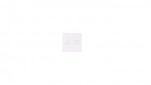 Simon 82 Klawisz podwójny przycisku żaluzjowego biały 82028-30