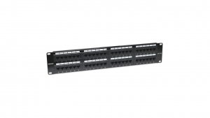 Patch Panel 48-Portów RJ45 UTP Kat.5e 2U Rack 19