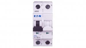 Wyłącznik nadprądowy 1 N C 6A 15kA AC FAZ C6/1N 278668