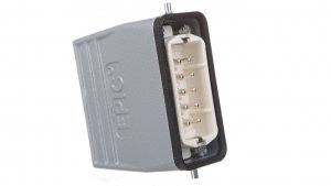 Zestaw kompletny 10 PE stykowy męski /obudowa wtyczki   wkład/ EPIC KIT H-A 10 SS TG M20 75009625