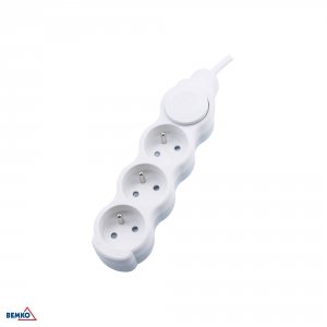 PRZEDŁUŻACZ NA 3X 2P+Z+WYŁ. 1.0MM X 3.0M