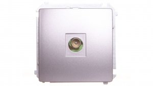 Simon Basic Gniazdo antenowe pojedyncze końcowe stal inox /zastępuje BMAK1.01/ BMAK3.01/21