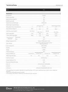 DEYE Magazyn Energii HV bateria BOS-A 7,68 kWh (wysokonapięciowy)