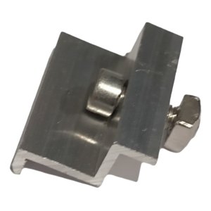 Klema końcowa 32mm - srebrna / ALU (rec.)
