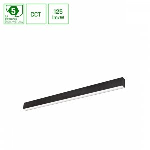 ALLDAY BASIC 40W CCT 230V IP20 1203x42x37mm CZARNY 5 LAT GW.