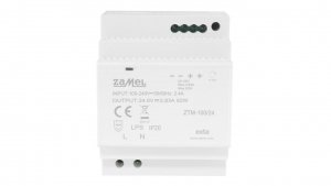 Zasilacz impulsowy montowany na szynie TH-35 (DIN) 100W 24V DC typ: ZTM-100/24 EXT10000286