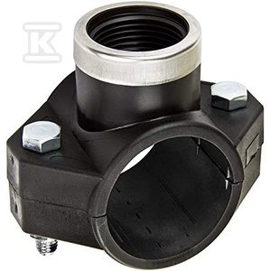 SIODŁO ZACISK.PP 32X1  GW,2 ŚRUB.DO PE