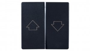 Simon 82 Klawisz pojedynczy łącznika żaluzjowego grafit 82028-38