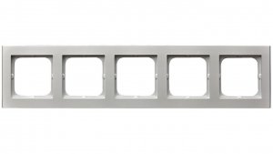 SONATA Ramka pięciokrotna srebro mat R-5R/38