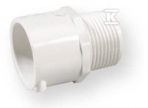ZŁĄCZKA Z GWINTEM WKRĘTNA KW/GZ PVC 1