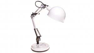 Lampka biurkowa max 10W LED E14 IP20 II klasa PIXA KT-40-W biały 19300