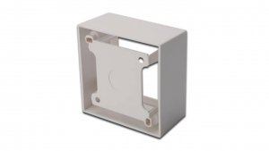 Puszka natynkowa do gniazd ściennych Keystone 80 x 80 mm, typ francuski DN-93804