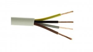 Przewód warsztatowy H05VV-F (OWY) 4x1 żo czarny /100m/