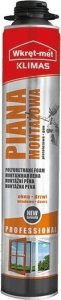 Piana montażowa pistoletowa PMPL PROFESSIONAL Wkręt-met Klimas 750ml