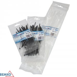 OPASKA ZACISKOWA 4.8*200 CZARNA 100 SZT