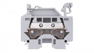 Złączka szynowa 2-przewodowa 10mm2 szara 284-101