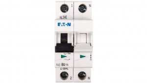 Wyłącznik nadprądowy 1 N B 6A 15kA AC FAZ B6/1N 278642