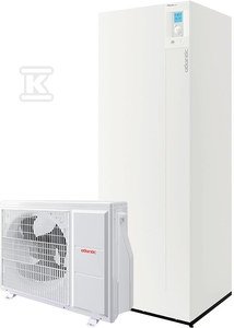 Pompa ciepła powietrzna split Extensa AI Duo R32 - 10 kW, 1 fazowa, 230 V z podgrzewaczem c.w.u. 190l z możliwością sterowania przy użyciu aplikacji Cozytouch 526162