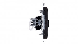 Simon 54 Gniazdo komputerowe pojedyncze RJ45 kat.6 z przesłoną antracyt D61.01/48
