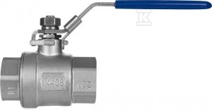 ZAWÓR KULOWY TYP:605, ECO 3/4  Z BLOKAD