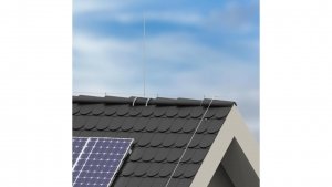 Iglica gąsiorowa podwójna L-1000mm fi 12mm aluminiowa 71.10 AL /97101009/