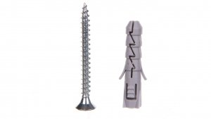 Kołek rozporowy fi 8 mm z wkrętem z nacięciem krzyżowym 5,0x50 - fix FIX-08 550 /200szt./