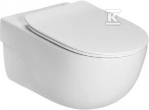 MISKA WC PODWIESZANA RIMLESS Z DESKĄ WOLNOOPADAJĄCĄ