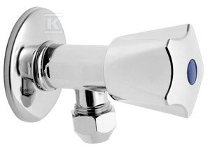 Zawór grzybkowy kątowy 1/2 x3/8 ze złączką do rury miedzianej ? 10mm Z240