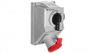 Zestaw instalacyjny z gniazdem 4P 1x 2P+Z L-0-P 32A IP54 C32-48.1 974013
