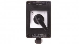 Łącznik 0-1 250V 16A czarny Ex SKX 13/10 IP66 strefa 1,21 oraz 2,22 31-000-9024