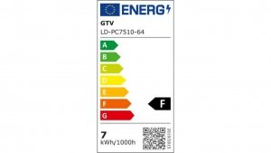 Żarówka LED SMD 2835 GU10 7,5W 570lm 6400K AC 230V 50-60Hz kąt świecenia 120st. LD-PC7510-64