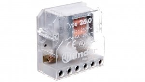 Przekaźnik bistabilny dopuszkowy 1 kanałowy 1Z 10A 230V AC 26.01.8.230.0000