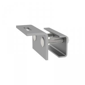 Uchwyt z regulacją na rąbek blaszany(K-24-U)