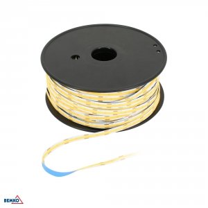 TAŚMA LED PREMIUM 12V DC COB 24000LED/50M 7W/1M IP20 BIAŁA CIEPŁA